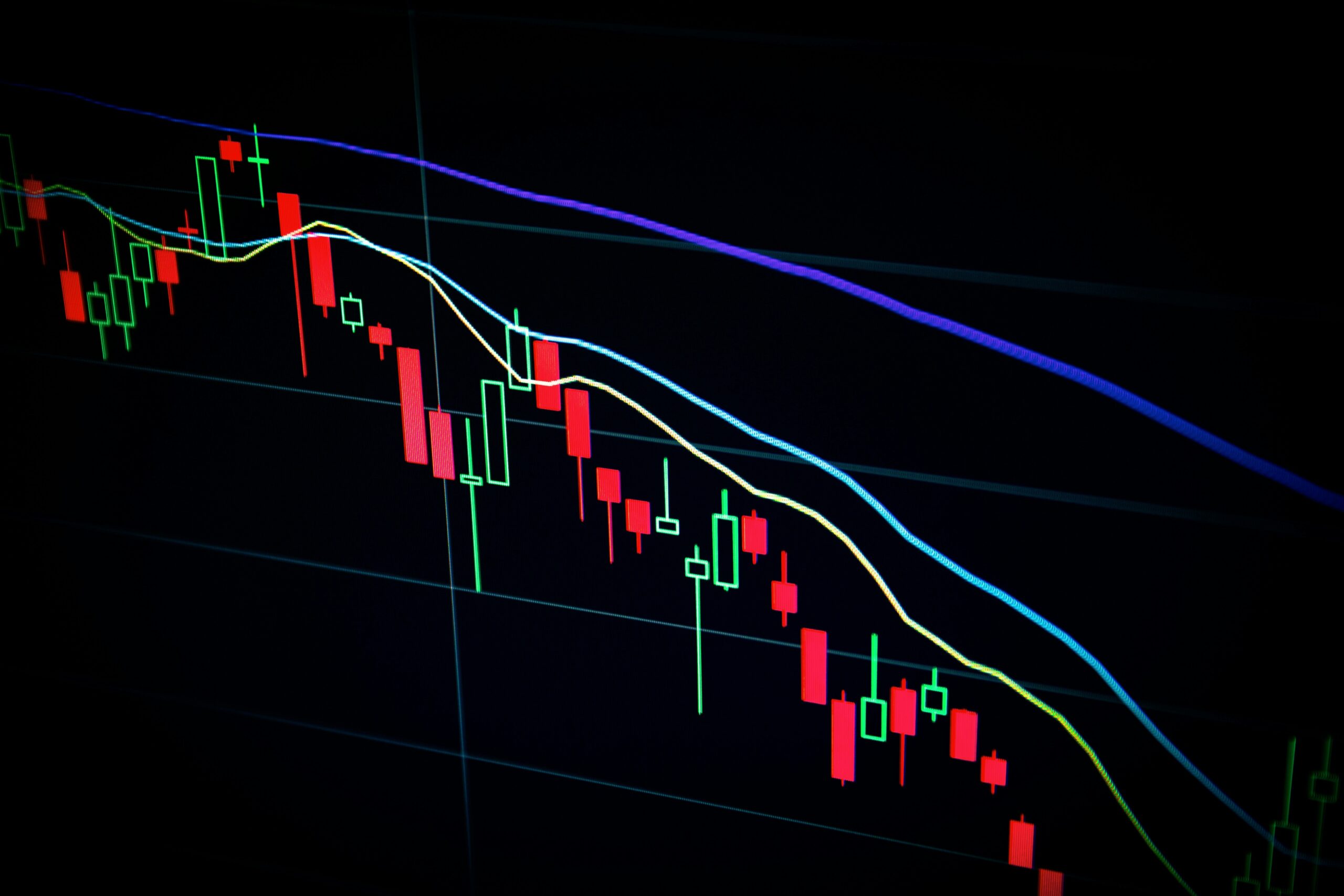 Computer screen displaying stock charts and share data, representing share valuation in Maso Capital v Trina Solar [2025] UKPC 48.